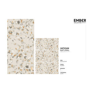 Carreau de porcelaine moderne de mur intérieur de vente directe d'usine 600x1200MM Texture solide pour la conception élégante de plancher - Product Image 4