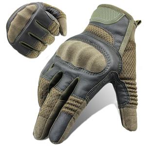 Gants de moto en cuir imperméables et anti-transpiration de qualité supérieure, compatibles avec les écrans tactiles, pour motards et motocross - Product Image 3