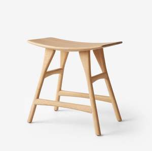 Elegante taburete de madera hecho a mano para adaptarse tanto a casas rústicas como a interiores contemporáneos que ofrecen comodidad y uso decorativo - Product Image 6