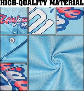 Nouveau maillot de baseball hawaïen-personnalisé avec nom, nom et numéro de l'équipe-maillots hawaïens pour hommes, femmes, jeunes - Product Image 5