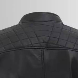 Mode personnalisée Nouveau design Veste vintage en cuir artificiel décoloré pour hommes et femmes - Product Image 4