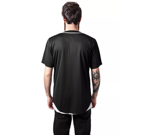 เครื่องแบบเสื้อเบสบอลตาข่ายขนาดใหญ่พิเศษผ้าระบายความร้อนปักลาย - Product Image 2