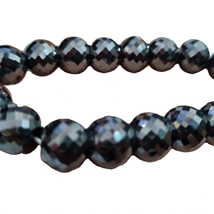 12มม. สีดำทรงกลม Moissanite สร้อยข้อมือเพชรโมอิสที่สวยงามหลวมของขวัญสำหรับเธอ - Product Image 1