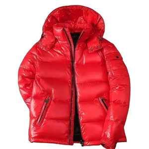 Winter <b>Short</b> Black Outdoor Fashion Shiny Lightweight Warmer Canvas Stand Collar OEM Service Puffer Jacket for <b>Men</b> 2026 - Product Image 1