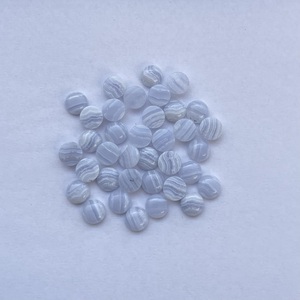 6mm 8mm 10mm naturel bleu dentelle Agate lisse ronde Cabochon pierres précieuses en vrac fabrication de bijoux du fabricant en ligne Alibaba revendeur - Product Image 2