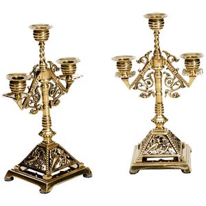 Classical Aluminium Eco-friendly Handmade Candle Stand for Home & Christmas Decor Indian Handicraft Export Brand - Product Image 6