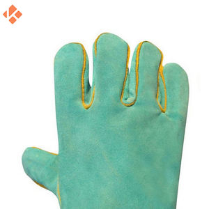 Guantes de seguridad de soldadura de trabajo resistentes al calor con forro suave y logotipo personalizado - Product Image 5
