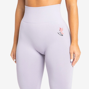 Respirant Dames Casual Wear Pantalon Taille Haute Côtelé Femmes Yoga Leggings haute qualité sublimation femmes leggings - Product Image 3