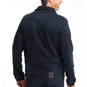 Latest Winter Arrival Men's Casual 100% Cotton Washed <b>Denim</b> <b>Jackets</b> Vintage Design Stand Collar High Street Style - Product Image 2