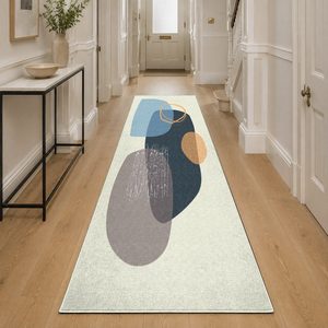 RUGS DEPOT LXDP-0397 Wholesale Grey Silver Bohemian Persian Digital Printed Machine Washable Chenille Area Rug Non <b>Slip</b> - Product Image 5
