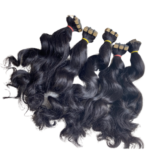 Bande de cheveux bouclés 100 humains Remy mongoliens 3c, prix d'usine - Product Image 6