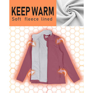 Chaqueta cortavientos Softshell ligera para mujer de marca personalizada, diseño impermeable y reflectante, descuentos por pedidos a granel - Product Image 5