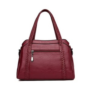 Genuine Leather Ladies Shoulder Purse <b>Handbag</b> Distressed Stylish Women Hand Bags 2024 Top Quality Women Shoulder Bags - Product Image 4