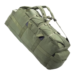 Bolsa de equipaje de lona táctica personalizada para hombres y mujeres impermeable al aire libre entrenamiento físico deportes gimnasio Weekender bolsa de noche - Product Image 4