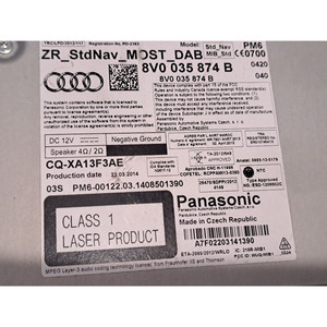 Navigatore AUDI A3 Sportback (8V4) 8V0035874B CUNA (12>16) - Product Image 5