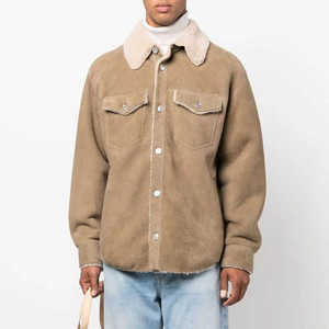 แจ็กเก็ตหนังผู้ชายดีไซน์ใหม่สไตล์วิทยาลัยคลาสสิกแจ็กเก็ตหนังโอเวอร์ไซส์ - Product Image 2