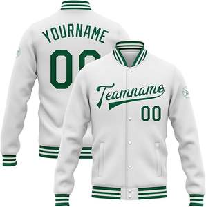 2025 OEM broderie personnalisée hommes veste universitaire haute qualité collège Baseball patchs 100% coton hiver Collage Letterman Style - Product Image 6