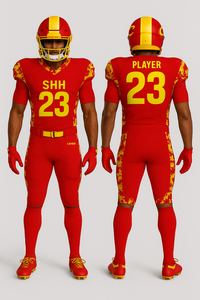 SHH en vrac personnalisé imprimé court maillots de Football pantalon usine directe Durable équipe de Football américain uniformes Pro Style jeu porter - Product Image 4