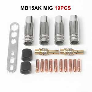 ชุดอุปกรณ์สิ้นเปลืองสำหรับเชื่อม MIG รุ่น MB15AK ชุดหัวเชื่อม 14 ชิ้น สำหรับหัวเชื่อมยุโรป MB15AK - Product Image 2