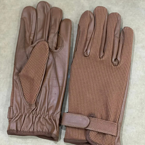 Gants en cuir et tissu de qualité supérieure pour hommes, élégants gants de conduite d'hiver avec sangle de poignet réglable - Product Image 3