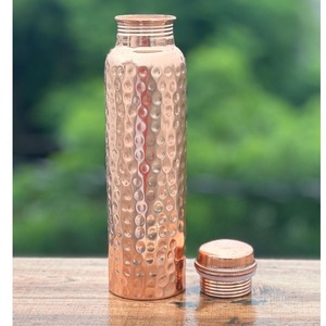 Premium Copper <b>Bottle</b> for Drinking <b>Water</b> Reusable Eco Friendly Storage - Product Image 1