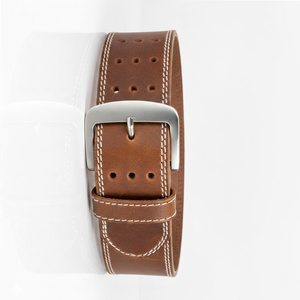 OEM Service Low MOQ Cowhide Leather Power Lifting <b>Belt</b> Workout Fitness Adjustable Power Lifting <b>Belt</b> - Product Image 4