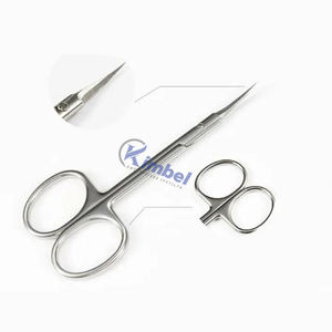 Wholesale Safety <b>Scissor</b> <b>for</b> Baby <b>Nail</b> Cutting Stainless Steel with Round Edges Straight Blade Plastic Handle in Bulk Quantity - Product Image 2