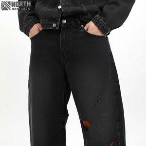 Jeans Rectos Personalizados de Alta Calidad para Hombre, Estilo Informal, Secado Rápido, Ligeros, para Invierno y Primavera, Estilo Hip Hop - Product Image 6