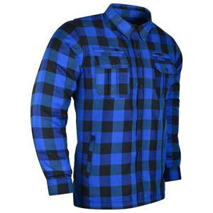 2024 ropa deportiva Premium personalizable negro gris franela motocicleta carreras camisa totalmente forrado de aramida a prueba de cortes para adultos - Product Image 6