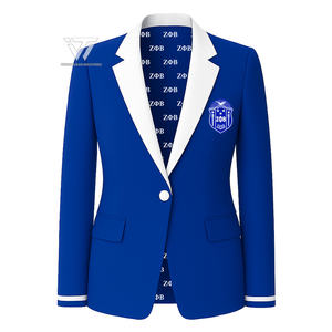 Greek Zeta Phi Beta Sorority Listo para enviar Algodón orgánico Forrado personalizado Formal Doble ajuste Blazer Jacket - Product Image 1