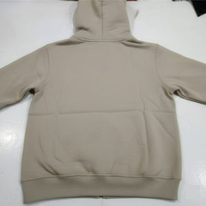 Sweat à capuche vintage à fermeture éclair, imprimé camouflage patchwork personnalisé par le fabricant, délavé à l'acide, streetwear, couleur contrastée, camouflage - Product Image 2