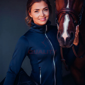 Abrigo de equitación Ecuestre para mujer, impermeable, transpirable y elástico, elegante chaqueta de equitación adecuada para todo tipo de clima - Product Image 2