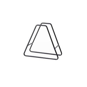 Metal <b>coaster</b> Holder Triangle Shape for Round <b>coaster</b> Best <b>Black</b> Powder Coating with Metal <b>coaster</b> Stand for Home & Tabletop - Product Image 1