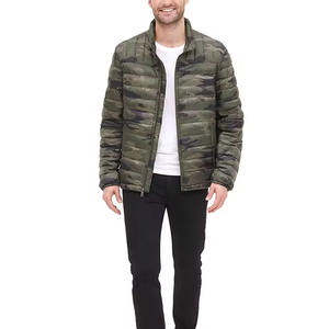 Veste matelassée légère camouflage pour homme, imperméable, style streetwear chaud et élégant pour l'hiver - Product Image 1