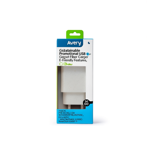 Caricatore USB Ecosostenibile Avery in Fibra di Grano con Caratteristiche Ecologiche - Product Image 2
