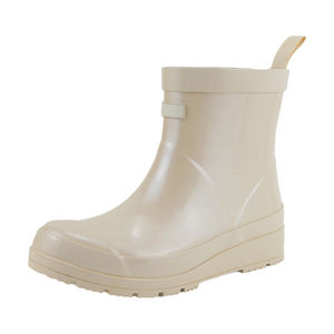 Nouveau <span class=keywords><strong>Beige</strong></span> Solide Couleur Slip Resistance Sexy Glitter Femmes Bottes De <span class=keywords><strong>Pluie</strong></span> À La Mode - Product Image 1