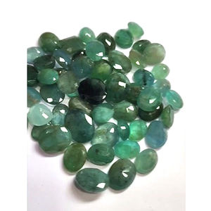 พลอยแซมเบียธรรมชาติขนาด10มม. ถึง18มม. 55ชิ้นแหวนวงรี245 CTS ล็อต Iroc พลอยหลวมคุณภาพสูงตัดเรา $221 - Product Image 1