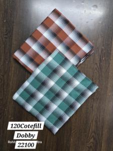 เสื้อเชิร์ตผ้าฝ้ายโพลีผ้าฝ้ายย้อมสีสำหรับส่งออก - Product Image 3