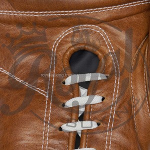 Gants de boxe élégants en cuir pour entraînement intensif, sparring, combat, kickboxing, sac de frappe, Muay Thai, MMA - Product Image 5