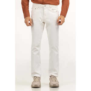 กางเกงยีนส์ทรงตรงเอวสูงสไตล์วินเทจ กางเกงขากว้างสำหรับฤดูหนาว ผ้ายีนส์ฟอกสีสไตล์ฮิปฮอป ทรงหลวม รุ่น MN-JNS-SS25-001 - Product Image 4