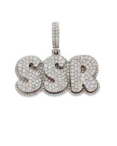 Ice Out VVS Moissanite or blanc diamant Hip Hop breloques bijoux pendentifs pour hommes en argent Sterling 925 - Product Image 2