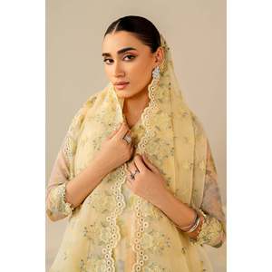 Haut en mousseline de coton brodé Patti PR-1180 à manches trois-quarts pour le printemps/été - Product Image 5