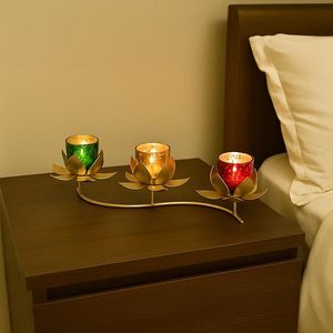 Antique Style Metal <b>Candlestick</b> <b>Holder</b> for Home Wedding Birthday & Easter Decor-Heat Resistant Eco-Friendly - Product Image 1