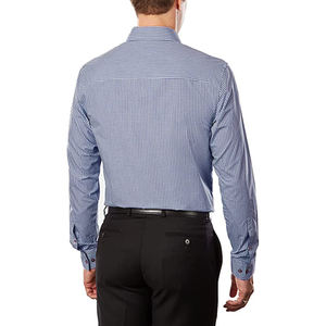 Chemise Oxford à manches longues pour homme, coupe classique, poche unie, bonne qualité, avec étiquette personnalisée, chemise habillée pour homme - Product Image 2