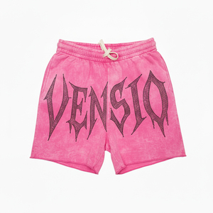 Short gothique vintage à strass 100% coton avec cordon de serrage fermeture à la taille solide séchage rapide respirant meilleur prix personnalisé OEM - Product Image 1