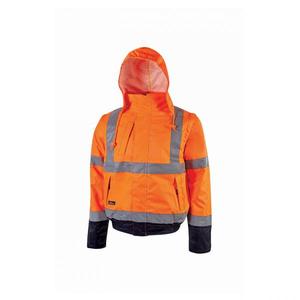 Chaqueta Bomber Reflectante de Alta Visibilidad, Ropa de Seguridad, Naranja Fluo, Crafty, 2017 - Product Image 1
