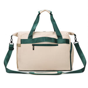 กระเป๋าทรงดัฟเฟิลกีฬาลำลองหนัง PU สำหรับเล่นยิมขนาดใหญ่ของผู้ชาย - Product Image 3