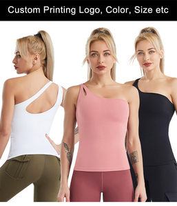 Camisetas sin mangas de entrenamiento de gimnasio de verano informales para mujer, Jersey de talla grande, tela suave acanalada con cuello redondo para correr - Product Image 4