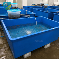Bassin d'incubation de vœlus de poisson en PRP, bac de culture de crevettes en PRP, piscine de culture ronde ou carrée