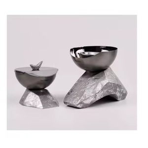 Quemador Bakhoor de Metal decorativo, bandeja de soporte de Aroma elegante, humo aromático, relajación en el hogar - Product Image 5